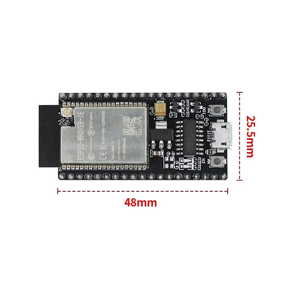 Esp-wrover-ie Wifi-utvecklingskort Esp-wrover-ie Core-kort Wifi +bluetooth-kompatibel seriell port
