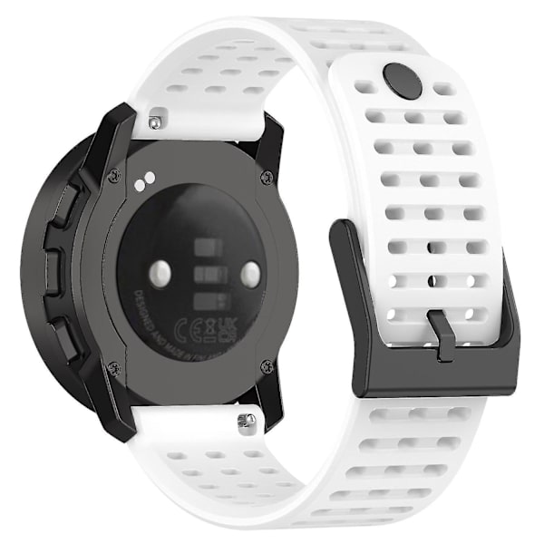 Sportrem til Suunto Vertical/9 Peak Pro/9 Peak/5 Peak, 22mm silikone-urarmbånd White