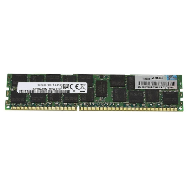 Ddr3 16gb Ram Hukommelse 1600mhz Ecc Reg Server Ram Memoria 240 Pins Pc3l-12800r Til Intel Amd Desktop