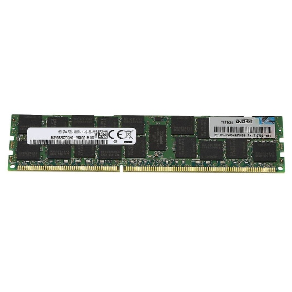 Ddr3 16gb Ram-hukommelse 1600mhz Ecc Reg Server Ram Memoria 240 Pins Pc3l-12800r Til Intel Amd Desktop