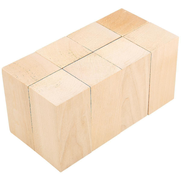 Basswood Carving Blocks 4 X 2 X 2 Inch, Whittling Wood Carving Blocks Kit Adults Beginners Or Exper