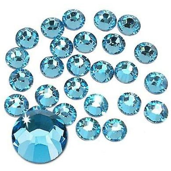 Limreparation platt strass glas diamanter (ss20 576 bitar) 4,8 mm