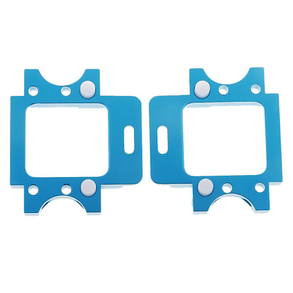 Metal Front Gearbox Mount 102060 02022 Til Hsp 1:10 Opgradering Rc Dele Blå