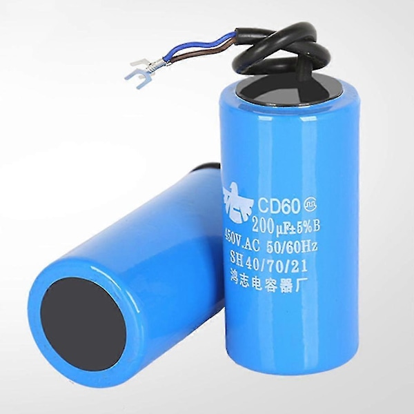 250-450v AC 200uf Apparatmotor Startkondensator Cd60 Hög Kvalitet