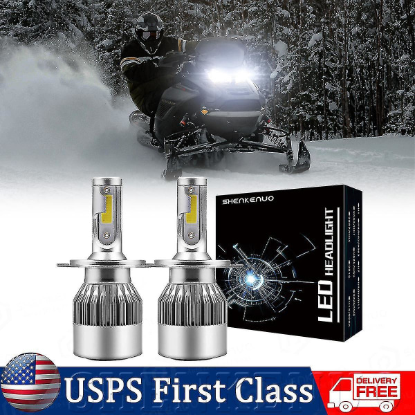 For Ski-doo Snowmobile Led Headlight 9003 H4 Bulb High/low D
