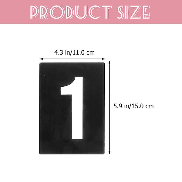 1 set siffra stencil 0-9 adressnummer stencil nummer mall