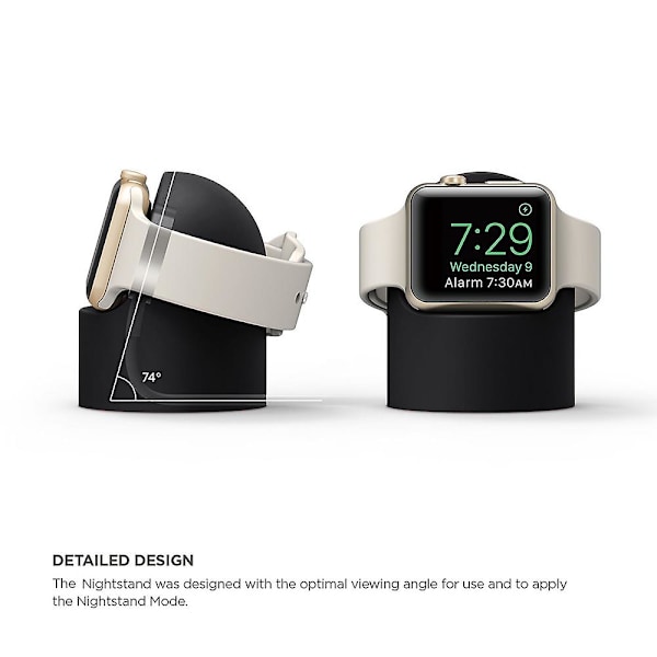 Ladestajon for Apple Watch-lader 44 mm 40 mm 45 mm 41 mm 42 mm 38 mm Tilbehør Ladestolpe iWatch Serie 7 6 5 4 3 Se