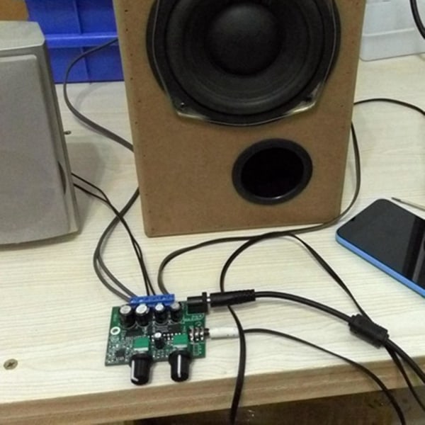 2.1 Subwoofer Amplifier Audio Board 6wx2+25w Mini Amplifier Hifi Yd1517p För 4-6 tums 40w subwoofer