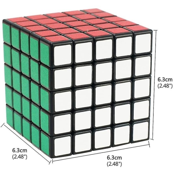 5x5 Speed ​​Cube, Speed ​​Cube Puzzle Cube Casse Tete Magic Speed ​​Cube lapsille Aikuiset