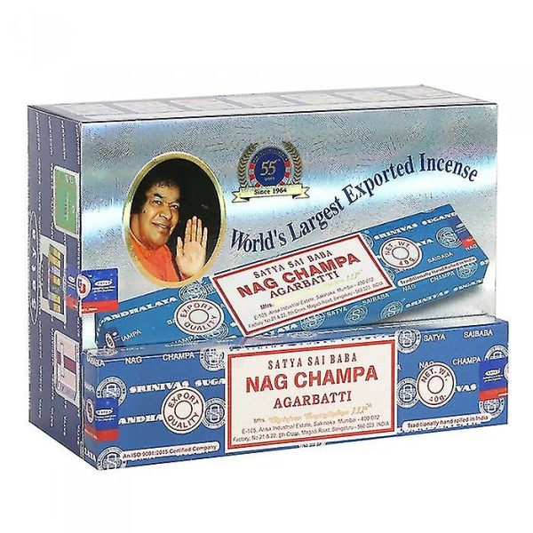 Satya Nag Champa røgelsespinde (pakke med 120)
