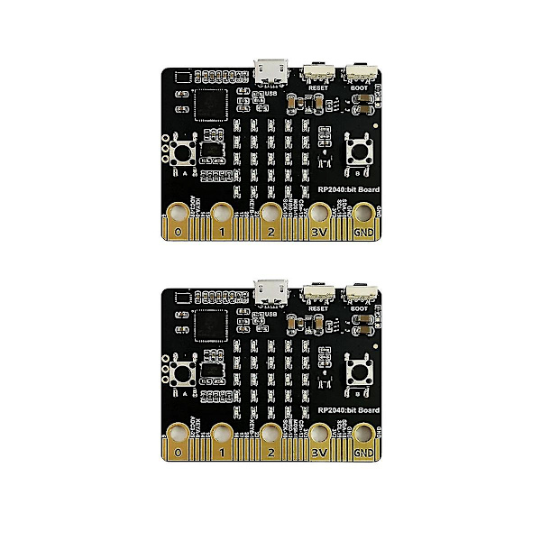 2 stk. til Rp2040 Bit Mboard Kompatibel med Bbc Microbit S Python Programmering Mbo