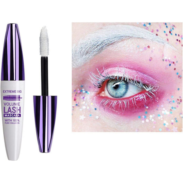 4d Silkefiber Vandtæt Mascara Lang Tyk Lash Mascara Farverig Mascara Fortykkelse Forlængelse Til Makeup