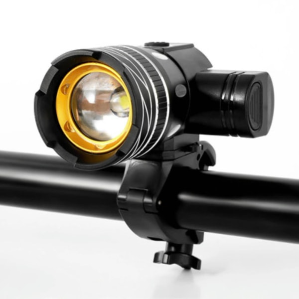 Z30 15000lm T6 LED-ljus Cykel/Cykel/ Set USB Uppladdningsbar Pannlampa/Ficklampa Vattentät Zoombar cykelljus Front light +056 Tail light