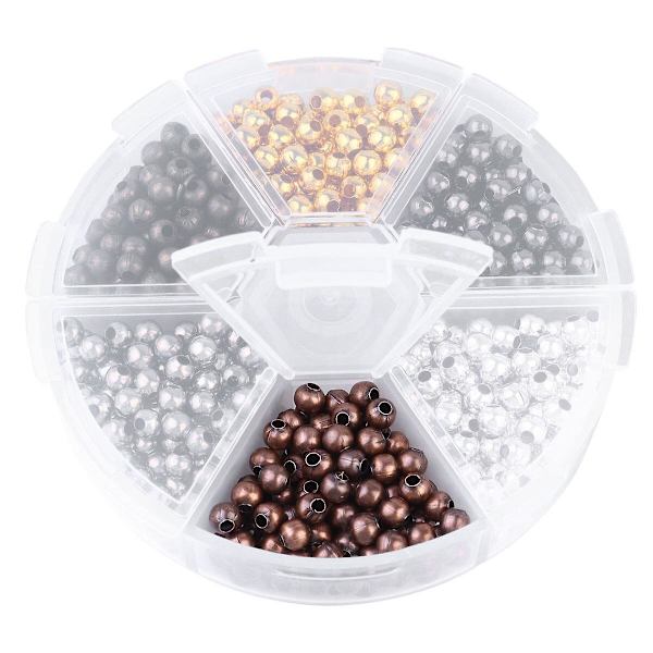 Hänge Halsband Smycken Tillverkning Pärla Lösa Pärlor Distanspärlor Bulk Diy Hantverk Pärlor Diy Pärla