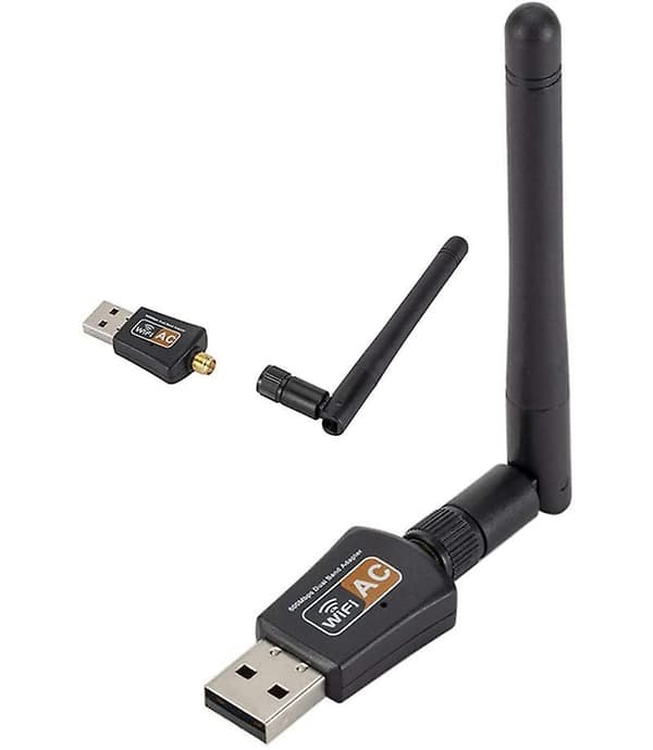 Ac Dobbeltbånd Trådløs Usb-adapter Wi-fi Dongle Adapter Med 2dbi Antenne Støtte Windows Xp