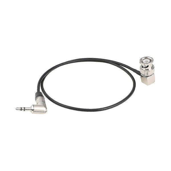 Lanxri Höger-vinklad BNC till 3,5 mm Mini-jack Timecode-kabel