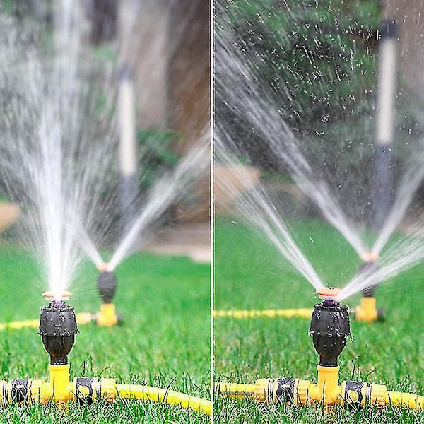 Kiertävä puutarhan sprinkler lisäyssarjan kastelujärjestelmä (1 kpl, keltainen)