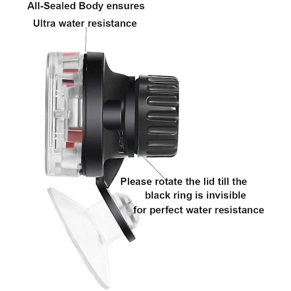 Akvarie Termometer LCD Digital Vattentät Termometer Med Sugkopp Fisk Tank Vatten Temperatur Termometer För Fisk Tank Akvarium