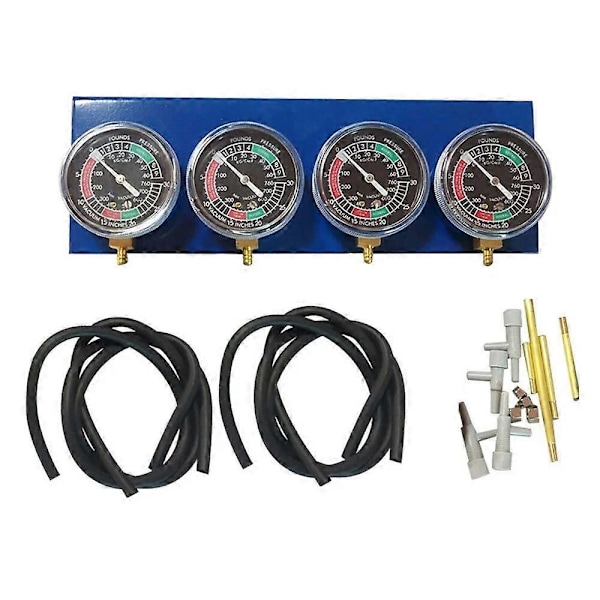 Motorsykkel Drivstoff Vakuum Forgasser Synkroniseringsverktøy Carb Sync Måler 2/ 4 Sylindre for Motorsykkel Motorbike Forgassere