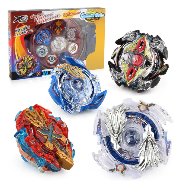 Spinning Toy Metal Beyblade Burst Arena Gyro Fighting Gyroscope Launcher red