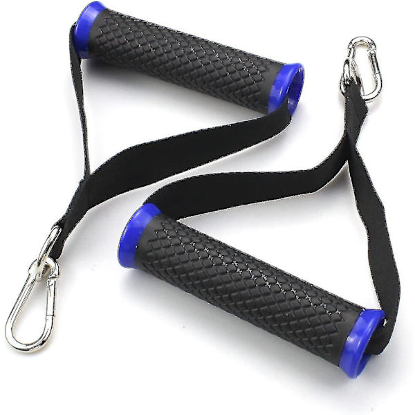 2 stk. træningsgrebshåndtag Træk fitness stærk nylon webbing Bi