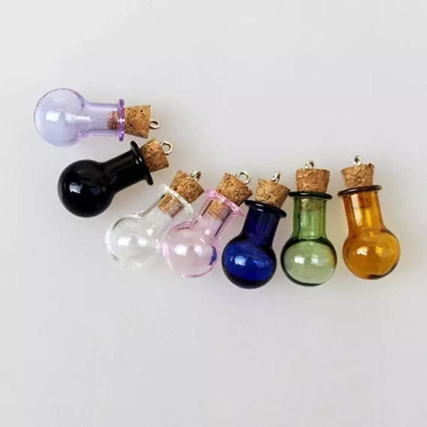 Liten mini skrueøyne pinnekrok - for smykkefremstilling, korkflasker, harpiks, perler og mer