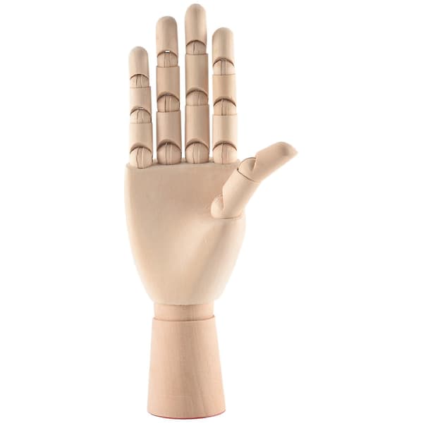 18*6cm Træ Leddelt Mannequin Model Gave