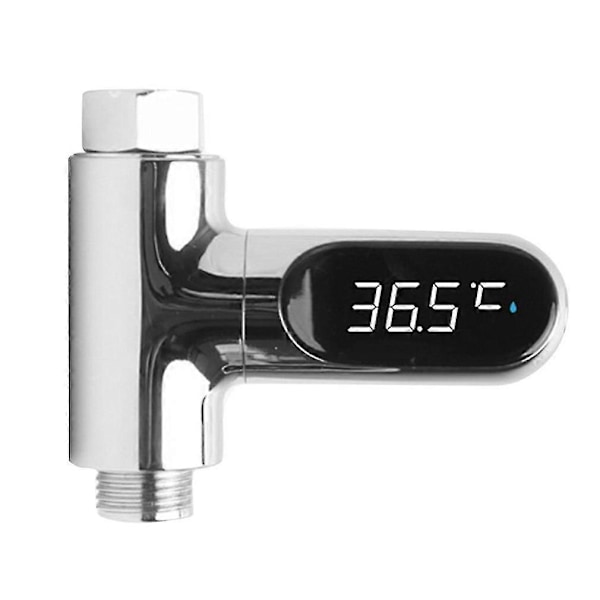 Passiv LED Vandtemperaturmåler Synlig Vandtemperatursensor Baby Badehane Drejelig Temperaturvisning