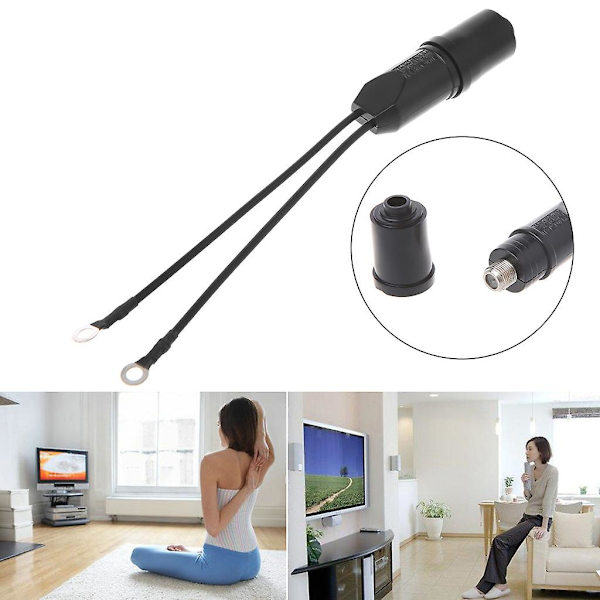 1 stk. Tv-antenne 300-75 Ohm koaksialkabel matchende transformer Uhf/vhf/fm