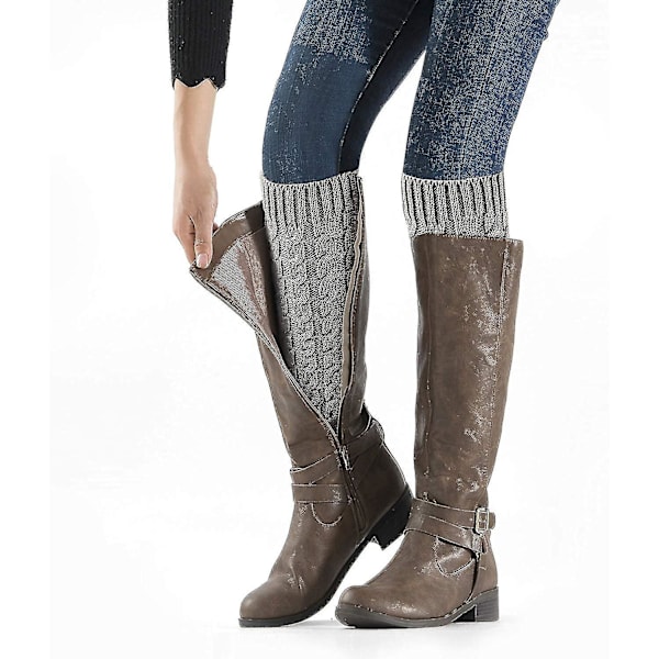 3 par kvinners vintergamasjer, varme gamasjer leggings kvinner strikkede legg