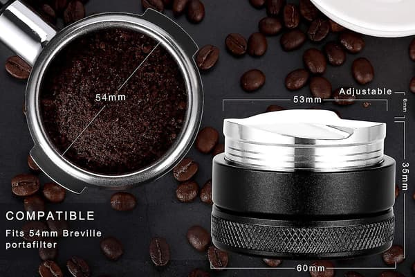 58mm Kaffefordeler, kaffenivåjusterer