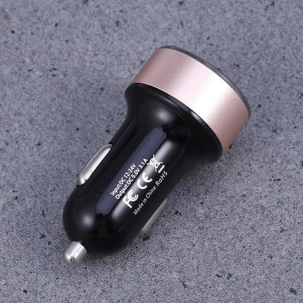 Biloplader Billader Telefon Dobbelt Billader 3.1a Billader Usb Billader Adapter