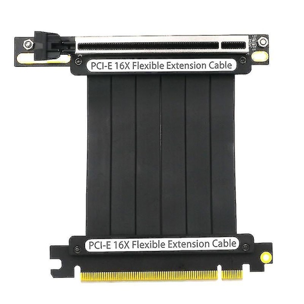 Pcie 3.0 X16 Pci Express Riser Extender -kaapeli Joustava nopea 90 asteen Gup Led-magneettityynyllä