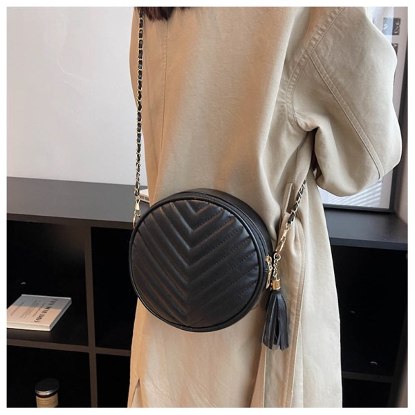 Kvinder Crossbody Taske Cirkel Kvast Lille Aften Clutch Taske