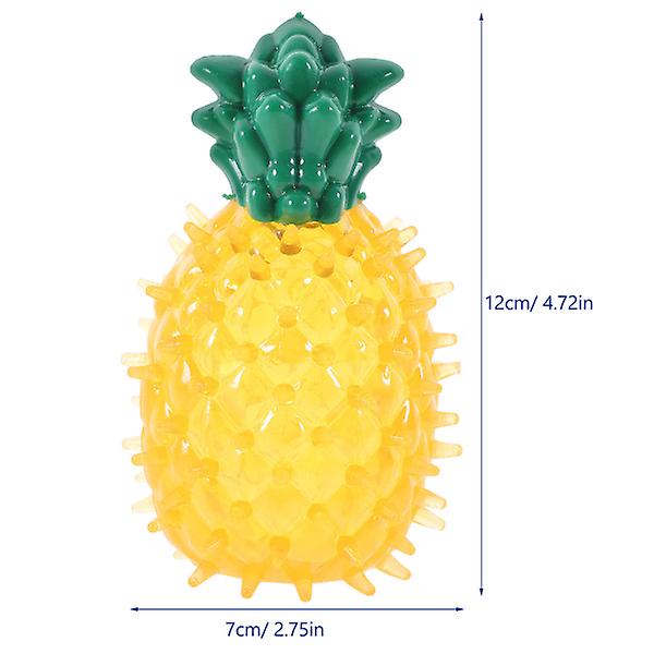 Tyggelegetøj Cool Ananas Form Interaktivt Legetøj Hundetræningslegetøj Kæledyr Tilbehør