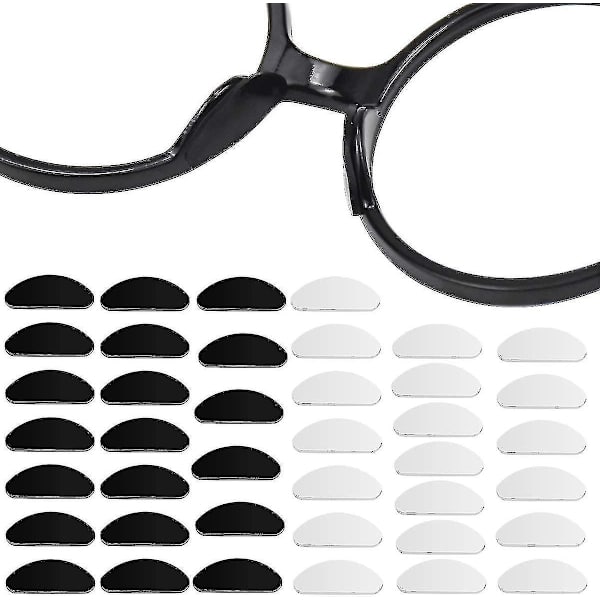 20 Par Neseputer For Briller, Selvklebende Brille Neseputer, Brille Nese Pute -