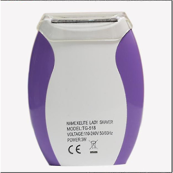 Z  Glat og Silkeblød On The Go Shaver, Vådt/tørt barbermaskine med allergivenligt folie, Farve/design kan variere