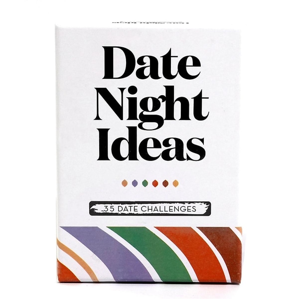 Date Night Box - Skrabelot-kortlegetøj med spændende dateidéer til par: Kæreste, kæreste,