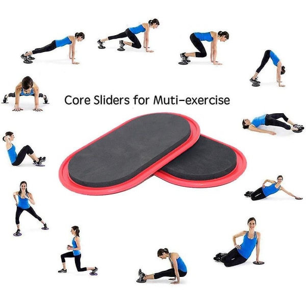Motion Sliders Skivor, Sport Core Sliders träning på Carpe