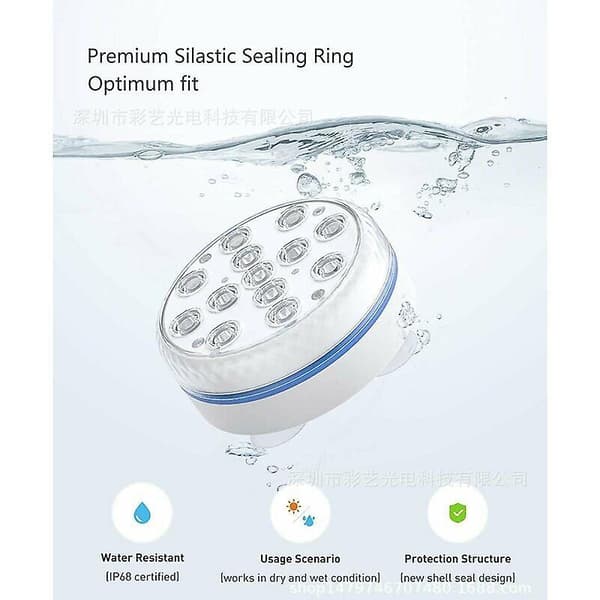 Lay-Z-Spa LED-bubbelpoolbelysning, 7 färger