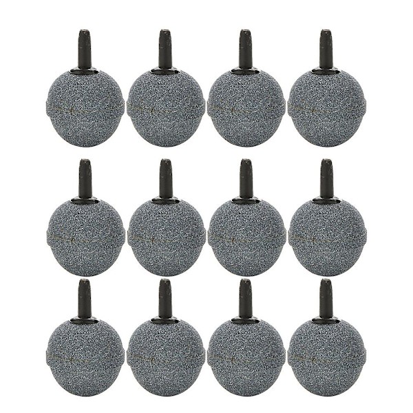12 st 20 x 20 mm hållbar rund luftsten mineral bubbel diffusor