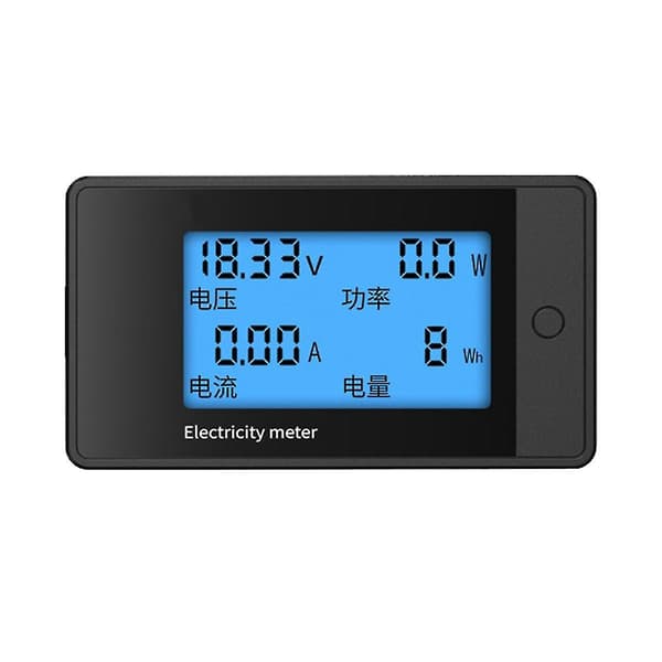 8-100v 4-i-1 LCD DC Digital Display Meter Spenning og Amperemeter Tester