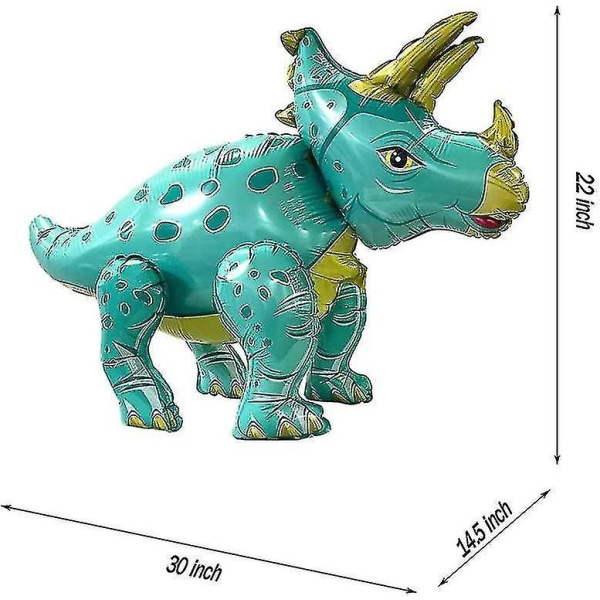 Andet dekorativt kæmpe triceratops dinosaurballon til haven til fødselsdagsfest dekorationer, nuttet gratis