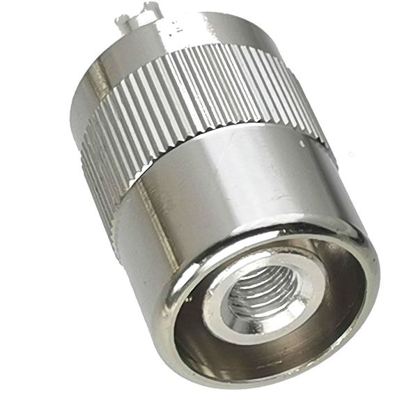 10 st Anslutningsdon Pl259 Uhf Hane Plug Lod för Rg58 Rg142 Lmr195 Rg400 Kabel Mässing