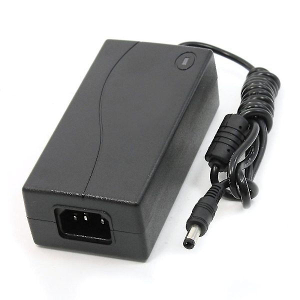 Ingång AC 100-240v 50/60hz Utgång DC 12v 4a Strömadapter Svart