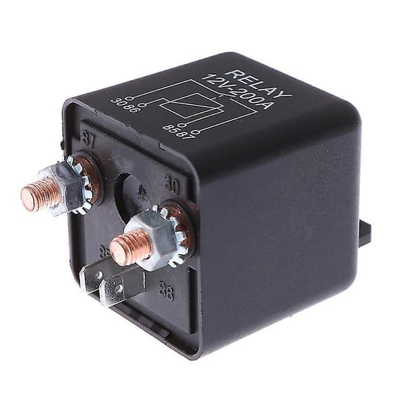 12v 200 Amp Heavy Duty Split Charge/winch Relä För Bil Van Båt 4 Pin