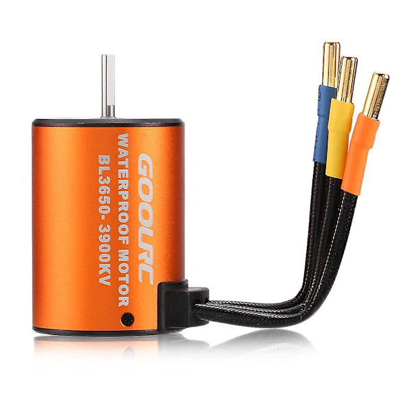 Päivitetty vedenpitävä 3650 3900kv harjaton moottori 60a ESC Combo -sarjalla 1/10 Rc autokuorma-autolle