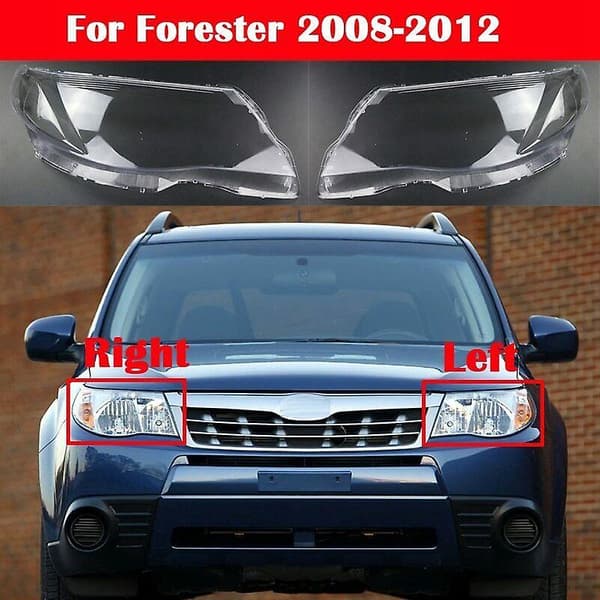Bilfrontlyktglass for Forester 2009-2012 Frontlyktdeksel Bilutskifting Auto Shell