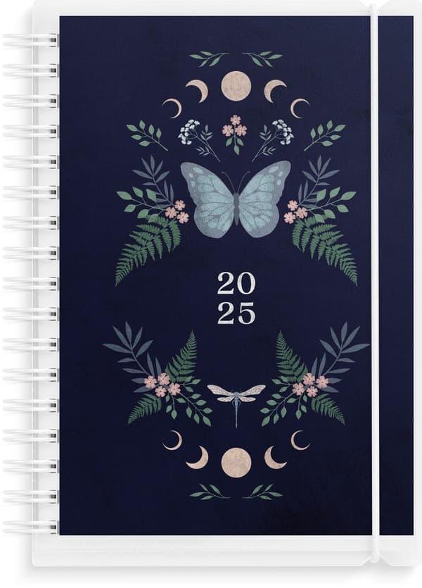 Kalender 2025 Veckovis A6 4-i-1