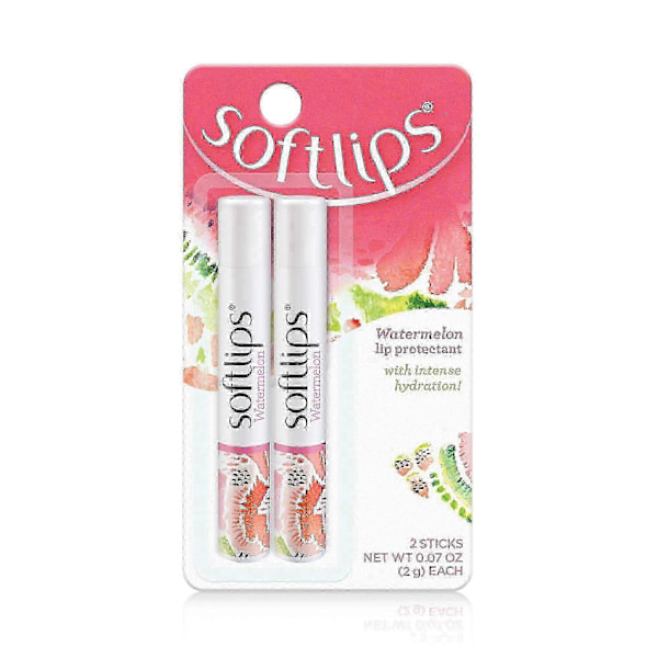 Softlips Læbepomade Pakke, Vandmelon, 2 stk
